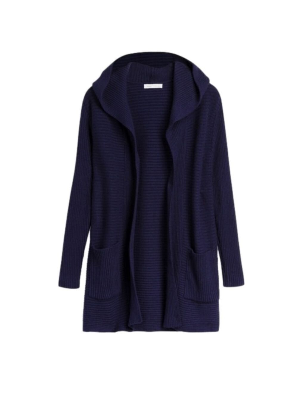 Honey Punch Judee Ribbed Hooded Cardigan